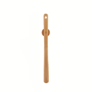 Calzador minimalista de madera de haya para pared