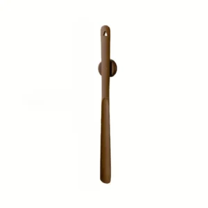 Calzador minimalista de madera de haya para pared